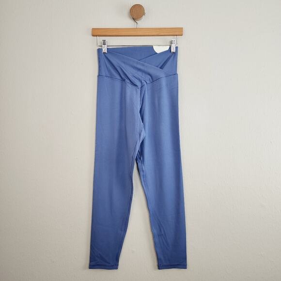 NWT Aerie Offline Real Me Crossover 7/8 Legging - Marbled Blue - Size Large - Picture 5 of 12
